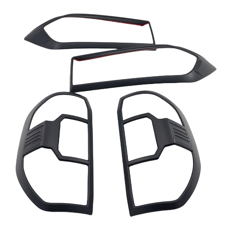 Matte Black Headlight & Tail Light Trim Covers Fit For LDV T60 2017-2021 LLC-LDV001 - Machter