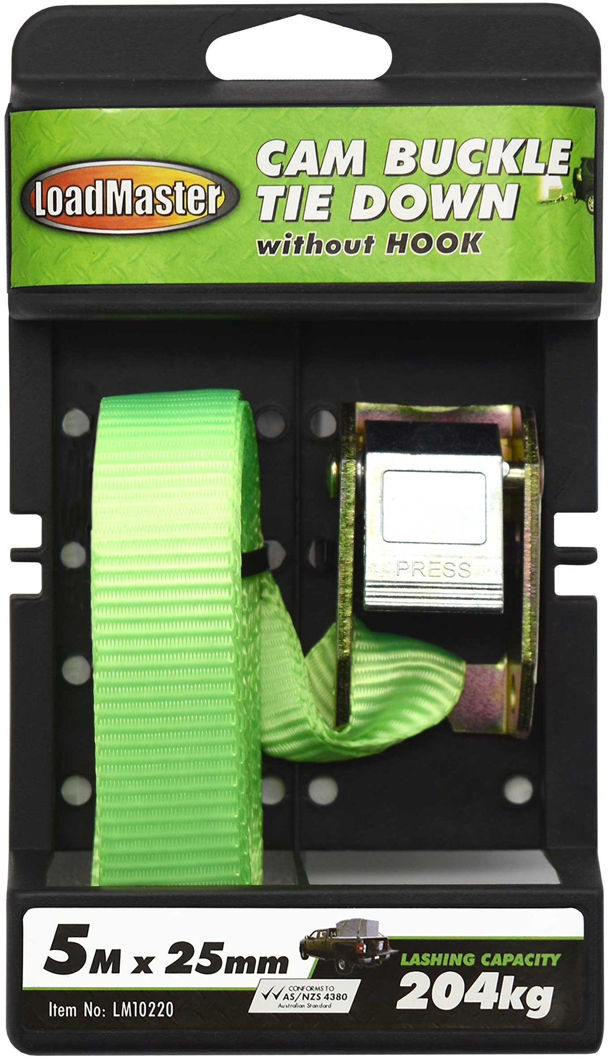 1 Piece 5 Meter 204Kg, Cam Buckle Dome Set, Light Duty - LoadMaster