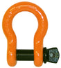 Bow Shackle 16mm & 19mm, All Markings/Orange Body & Black Pin - LoadMaster