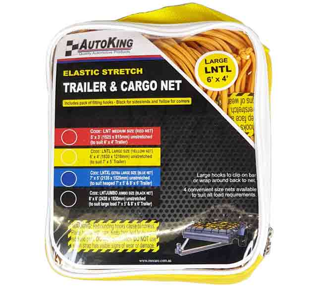 Trailer Net Elastic Large 6' x 4' - AUTOKING | Universal Auto Spares