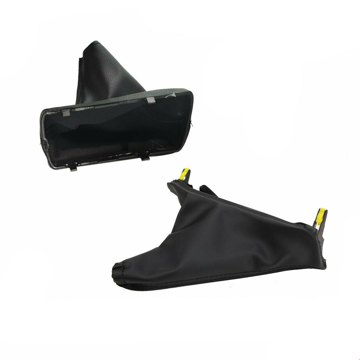 Black Leather Handbrake Cover + T Bar Handle Boot Cover Fit For Ford FPV Falcon FG FGX A/T 2008-2018 BG2A837A1S 8R2Z7210AA LSB-FD001-002 - Machter