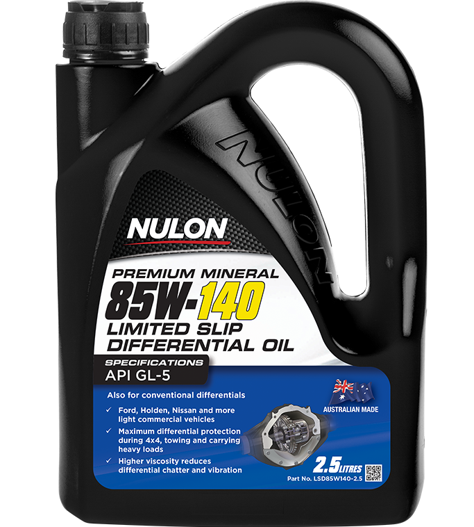 Premium Mineral 85W-140 Limited Slip Differential Oil - Nulon 2.5