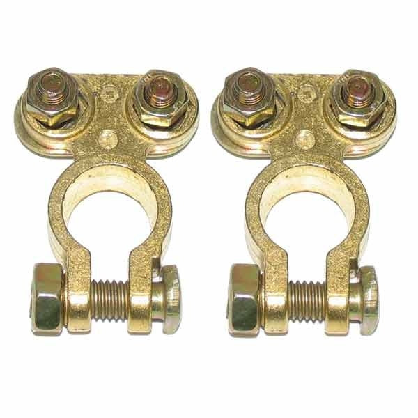 Battery Terminals 2 Pack Standard 2 Bolt End Entry - AUTOKING