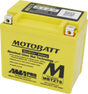 Motorcycle Battery AGM Drycell 12V 100CCA Quadflex Technology MBTZ7S - Motobatt
