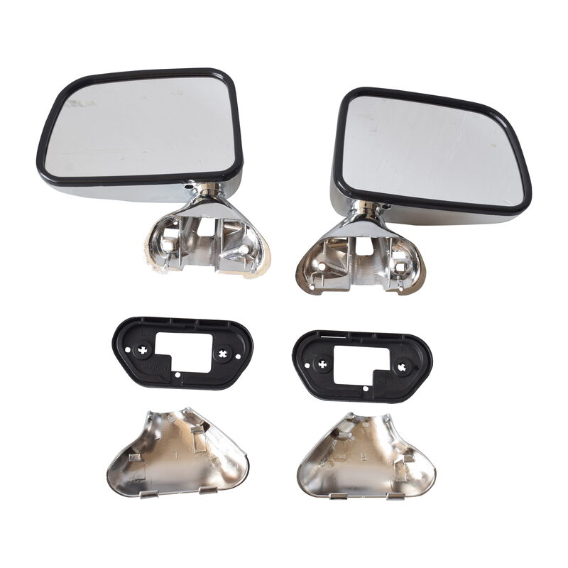 Manual Door Mirror LH+RH Fit For Toyota Hilux 1988-2005 Chrome Pair MDM-TA005 - Machter