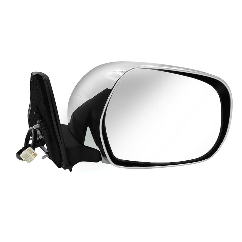 3 Pins Door Mirror Assembly Left Hand Side Chrome Cover Fit For Toyota Prado 120 Series 2002-2009 MDM-TA010L - Machter