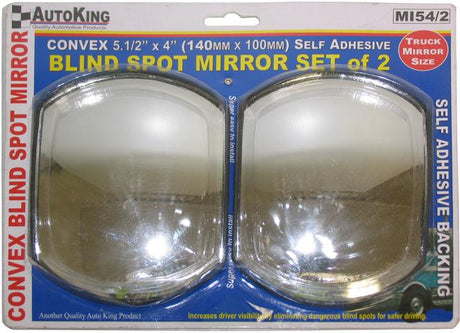 Blind Spot Mirror 5.1/4" x 4" Rectangular Set of 2 - AUTOKING | Universal Auto Spares