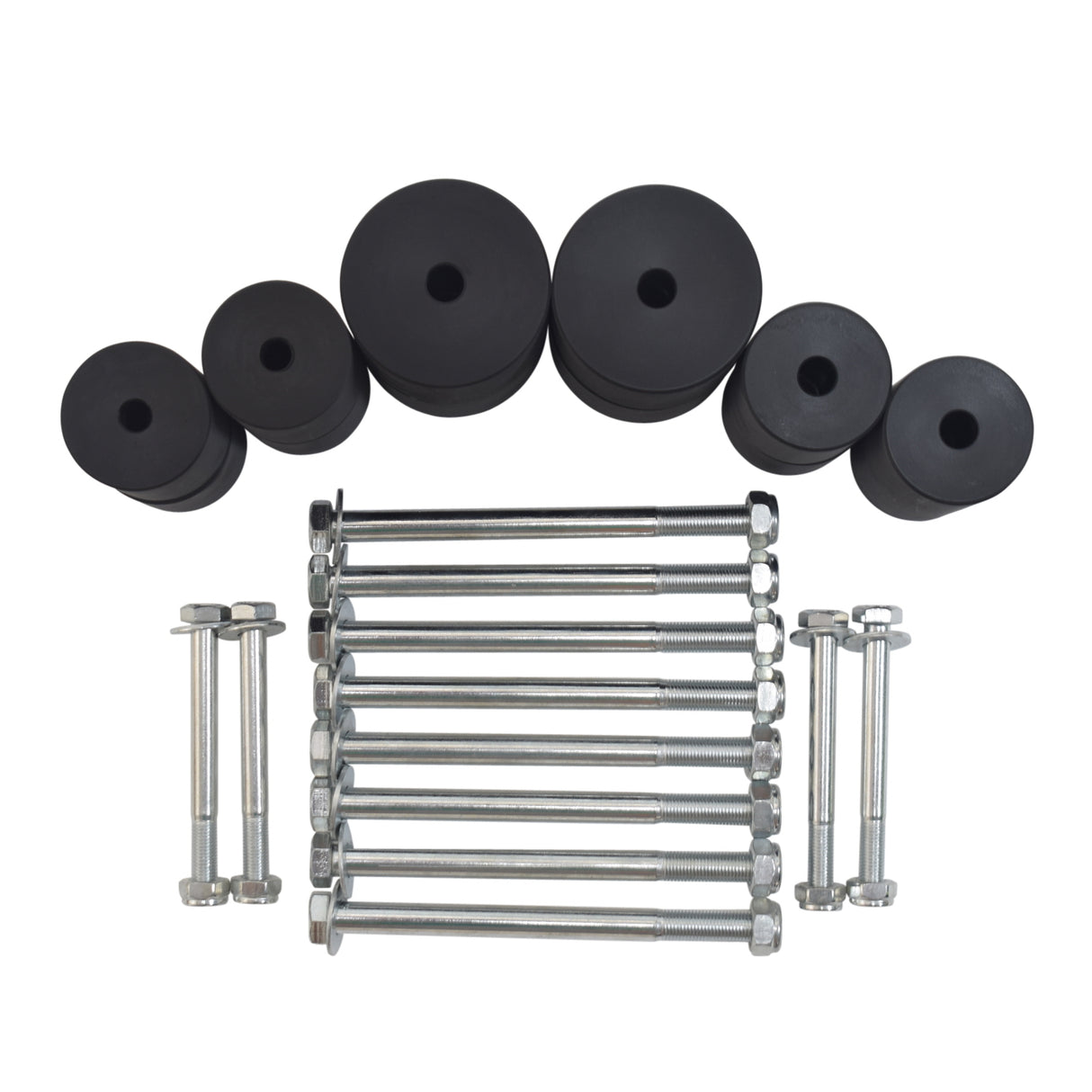 4X4 2" INCH (50MM) Body Lift Kit 4WD Dual Cab Fit For Nissan Navara D40 STX MJL-BLK-NSXX2 - Machter