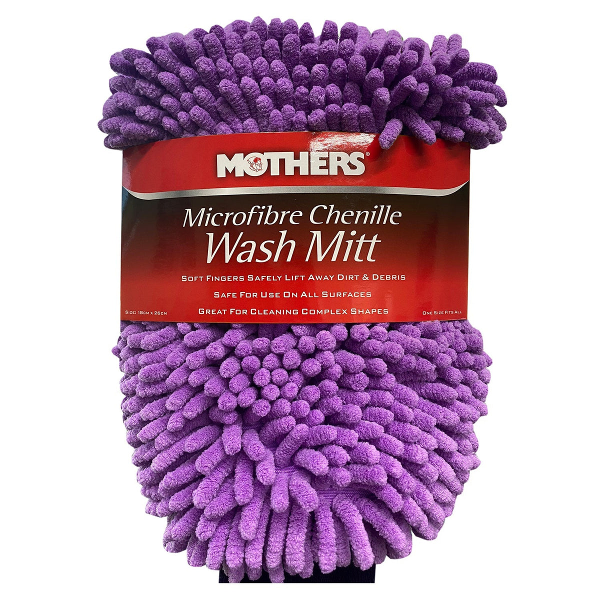 MICROFIBRE CHENILLE WASH MITT - Mothers - Sponges & Wash Mitts - Mothers