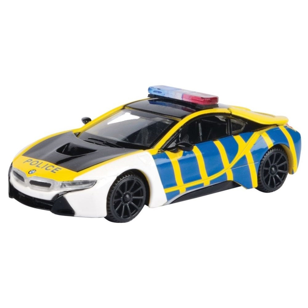 BMW i8 Coupe Police Series Diecast Model Car 1:43 Scale (Approx. 10–11cm) Collectible | Universal Auto Spares