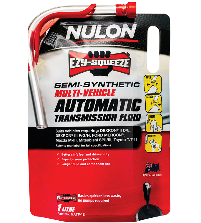Semi Synthetic Multi-Vehicle Automatic Transmission Fluid - Nulon 1L