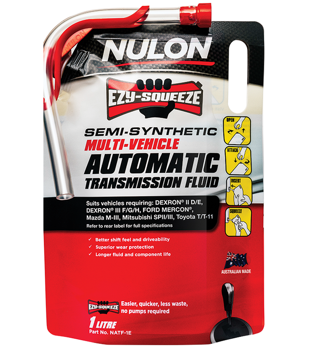 Semi Synthetic Multi-Vehicle Automatic Transmission Fluid - Nulon 1L