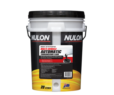 Semi Synthetic Multi-Vehicle Automatic Transmission Fluid - Nulon 20L