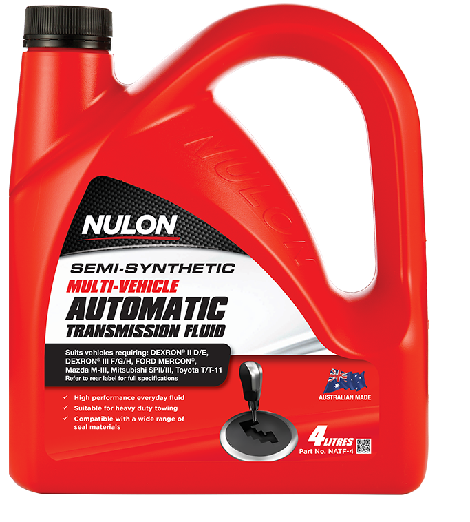Semi Synthetic Multi-Vehicle Automatic Transmission Fluid - Nulon 4L