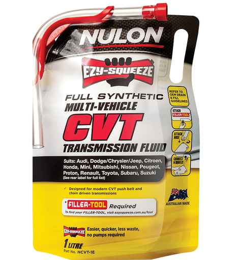 Full Synthetic Multi-Vehicle CVT Transmission Fluid - Nulon 1L