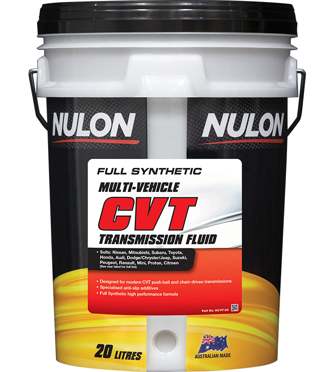 Full Synthetic Multi-Vehicle CVT Transmission Fluid - Nulon 20L