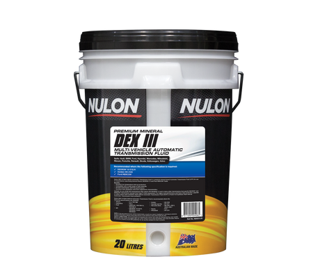 Premium Mineral Automatic Transmission Fluid - Nulon 20L