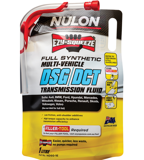 Full Synthetic Multi-Vehicle DSG/DCT Transmission Fluid - Nulon 1L