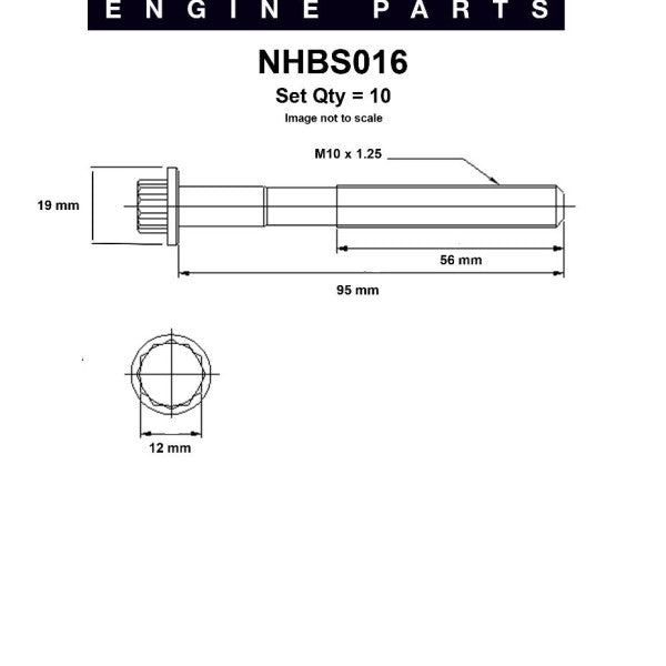 Head Bolt Set TOYOTA 3S-FE 3S-FC 5S-FE NHBS016 - NASON