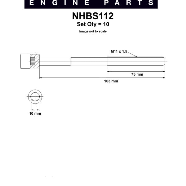 Head Bolt Set TOYOTA AVENSIS CAMRY 1AZ 2AZFE NHBS112 - NASON