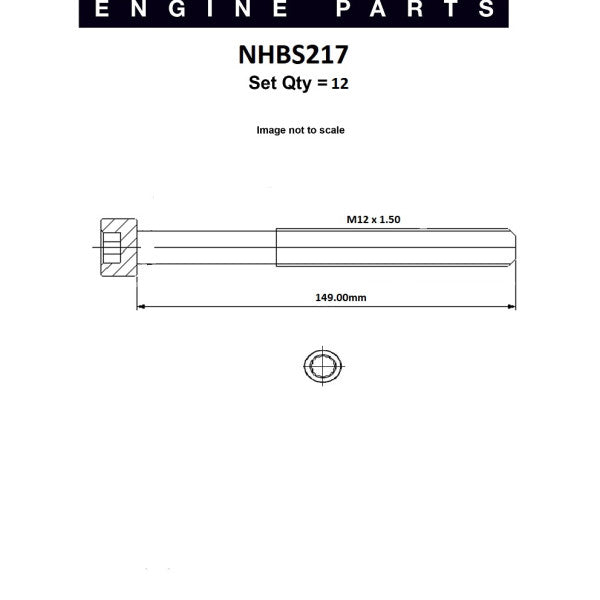 Head Bolt Set VOLKSWAGEN AXD AXE BAC BNZ BPC NHBS217 - FAI