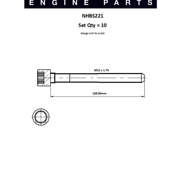 Head Bolt Set AUDI CAAC CAGA VOLKS CCHA CDBA NHBS221 - FAI