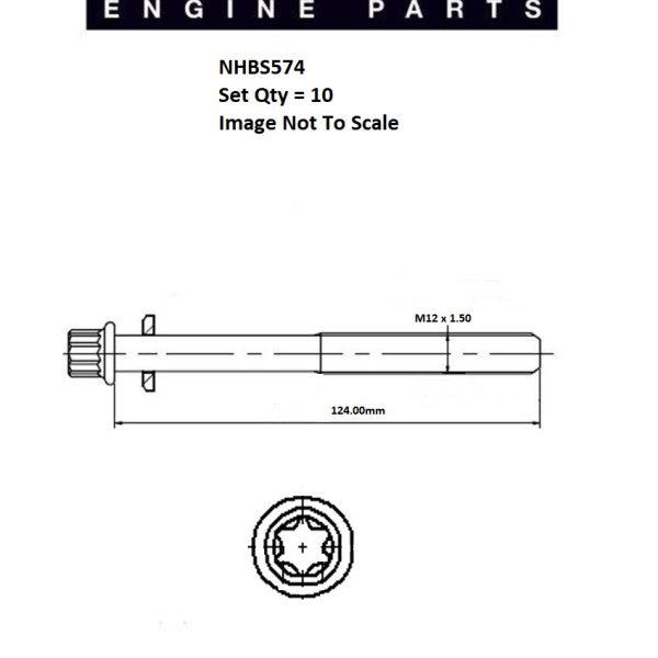 Head Bolt Set CITROEN PEUGEOT DW8 NHBS574 - FAI