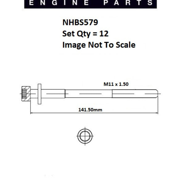 Head Bolt Set VOLKSWAGEN ABY AAN NHBS579 - NASON