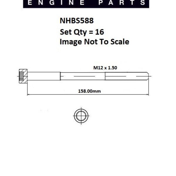 Head Bolt Set VOLKSWAGEN ASB BKN BMK BAU BAG NHBS588 - FAI