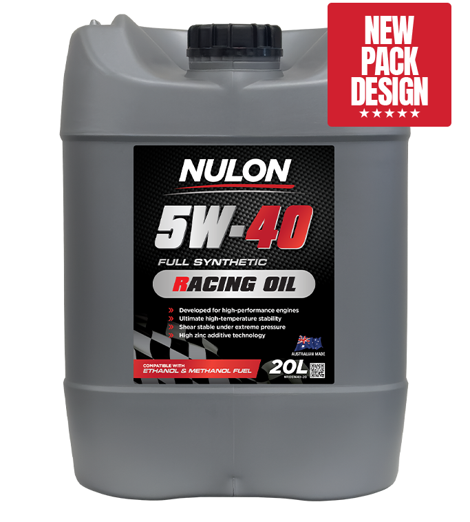 Full Synthetic 5W-40 Racing Engine Oil - Nulon 20L