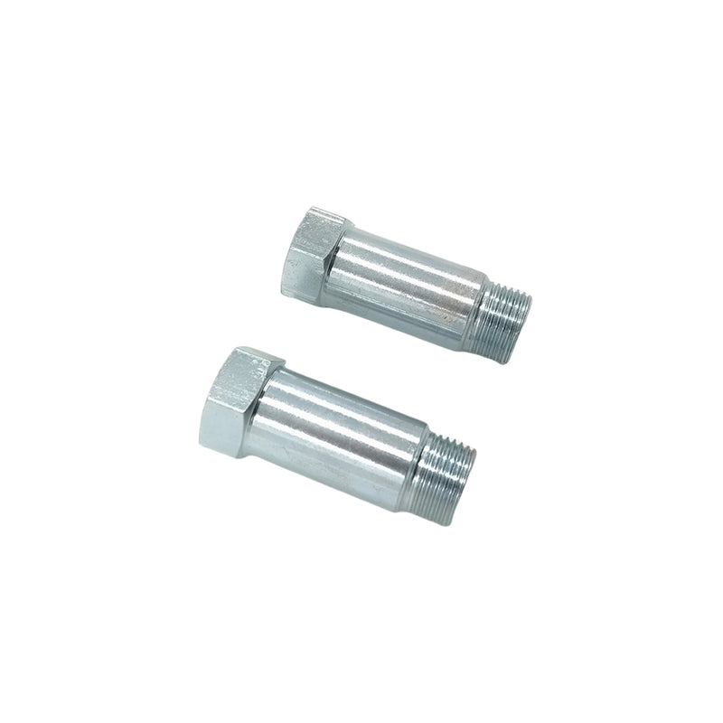 2 x Car O2 Oxygen Sensor Extender Spacer Adapter 55mm M18 x 1.5 NUT-001-2PCS - Machter