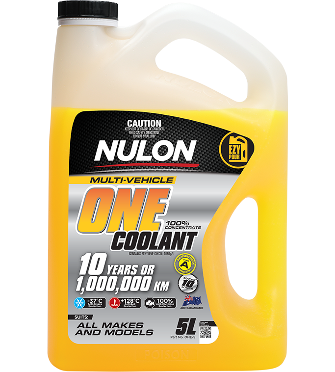 Multi-Vehicle ONE Coolant 100% Concentrate 5L - Nulon