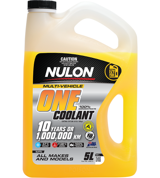 Multi-Vehicle ONE Coolant 100% Concentrate 5L - Nulon | Universal Auto Spares