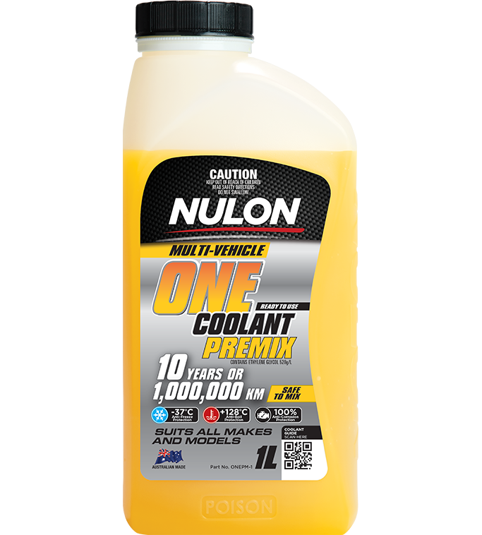 Multi-Vehicle ONE Coolant Premix 1L - Nulon