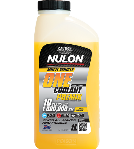 Multi-Vehicle ONE Coolant Premix 1L - Nulon | Universal Auto Spares