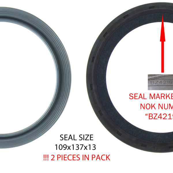 Crankshaft Seal Front OSEAL 109*137*13 OSS0287 - PERMASEAL