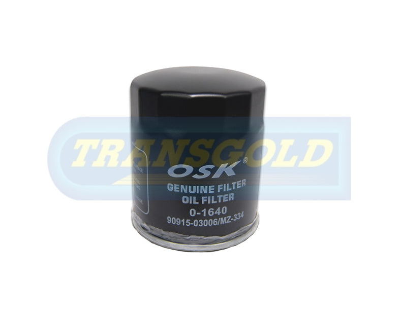 OSK Oil Filter Fits Toyota Landcruiser Hzj D 90- Z334 OZ-334 - Transgold | Universal Auto Spares