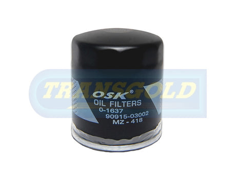 OSK Oil Filter Fits Holden / ToyApolloota Camry V6 Tarago Z418 OZ-418 - Transgold | Universal Auto Spares