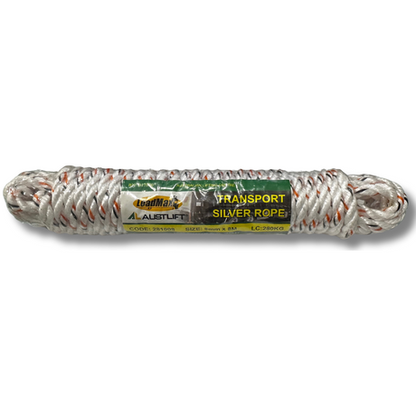 Transport Silver Rope 280KG 8mm x 8M - AustLift