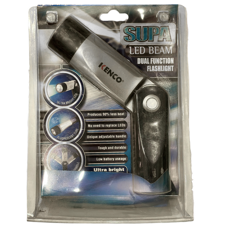 Supa LED Beam Dual Function Flashlight - KENCO