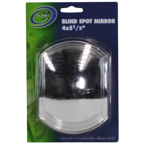 Blind Spot Mirror 4x5-1/2" Oval For Towing Caravan Trailer - Fleet