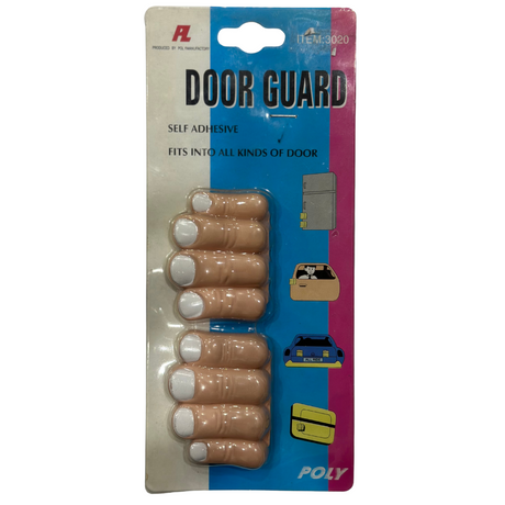 2 Piece Car Door Guard Fingers Self Adhesive - POLY | Universal Auto Spares