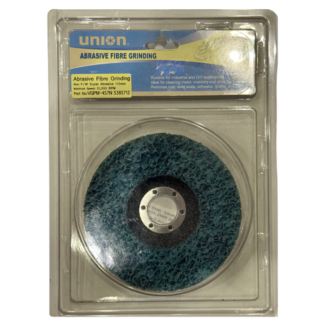 Wheel Abrasive Fibre Grinding With Hex Shank 115mm 11,000 RPM - UNION