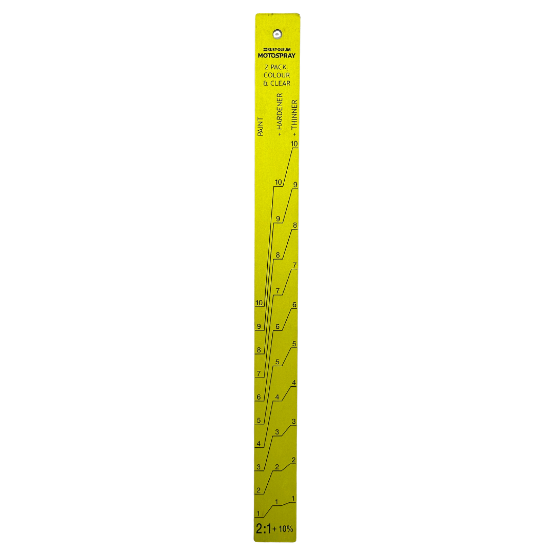 Car Paint Ruler 30cm Suitable for Cars 2:1 + 10% - Motospray