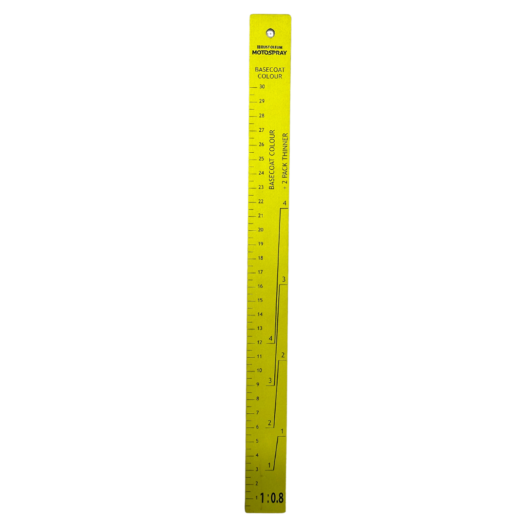 Car Paint Ruler 30cm Suitable for Cars 2:1 + 10% - Motospray