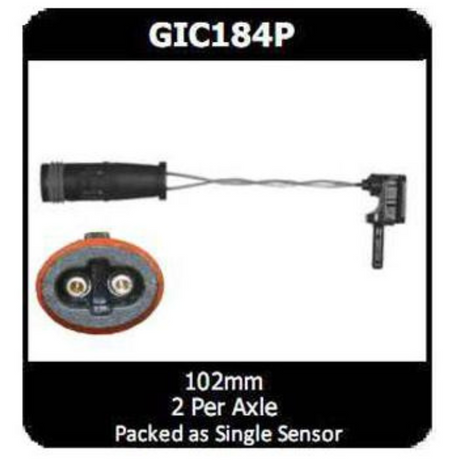Disc Pad Wear Sensor Elect Rear GIC184P - Protex | Universal Auto Spares
