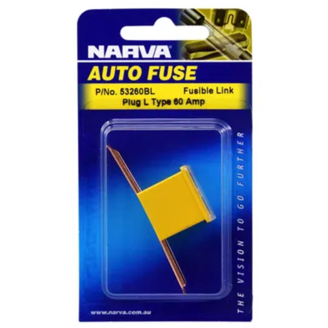 60 AMP Yellow Fusible Link Long Tab 1 Piece - Narva