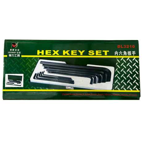 Hex Key Set 3mm - 17mm | Universal Auto Spares