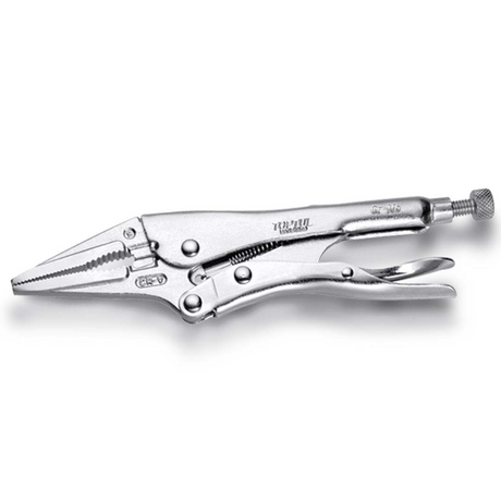 Long Nose Locking Pliers With Wire Cutters 230mm (9") - YDHX | Universal Auto Spares
