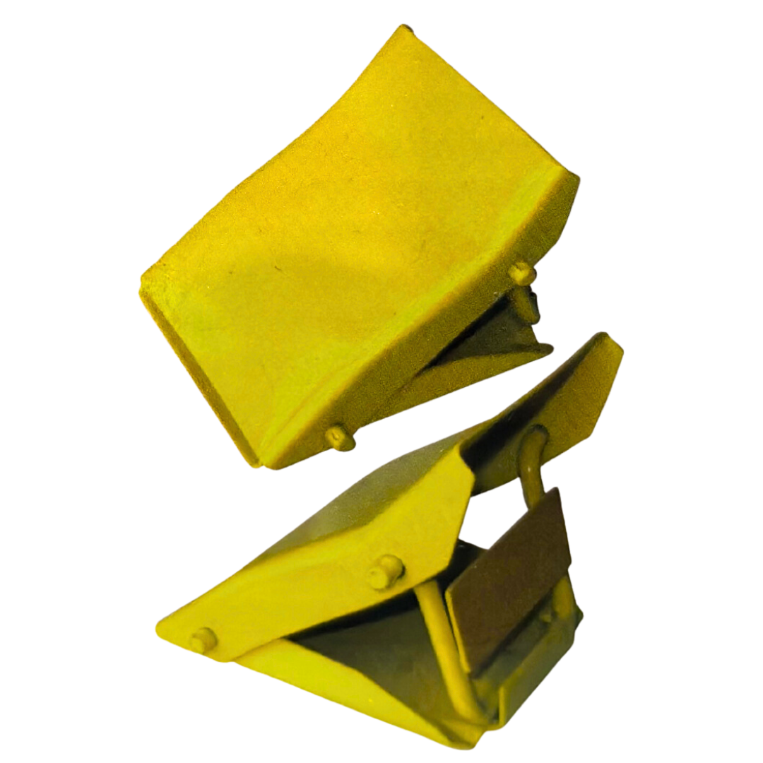 2 Pieces Wheel Chocks 80mm Wide 45 Degrees Angle - Tool King
